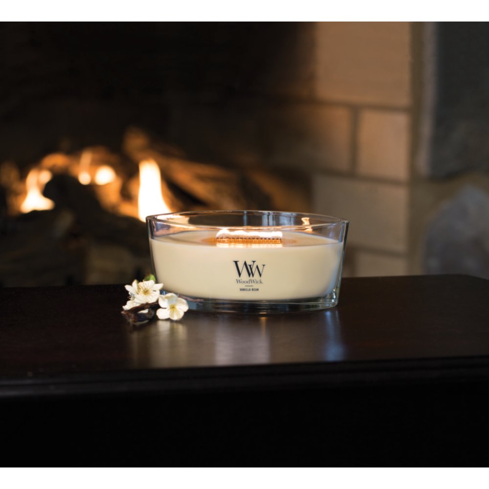 WoodWick Vanilla Bean HearthWick Candle