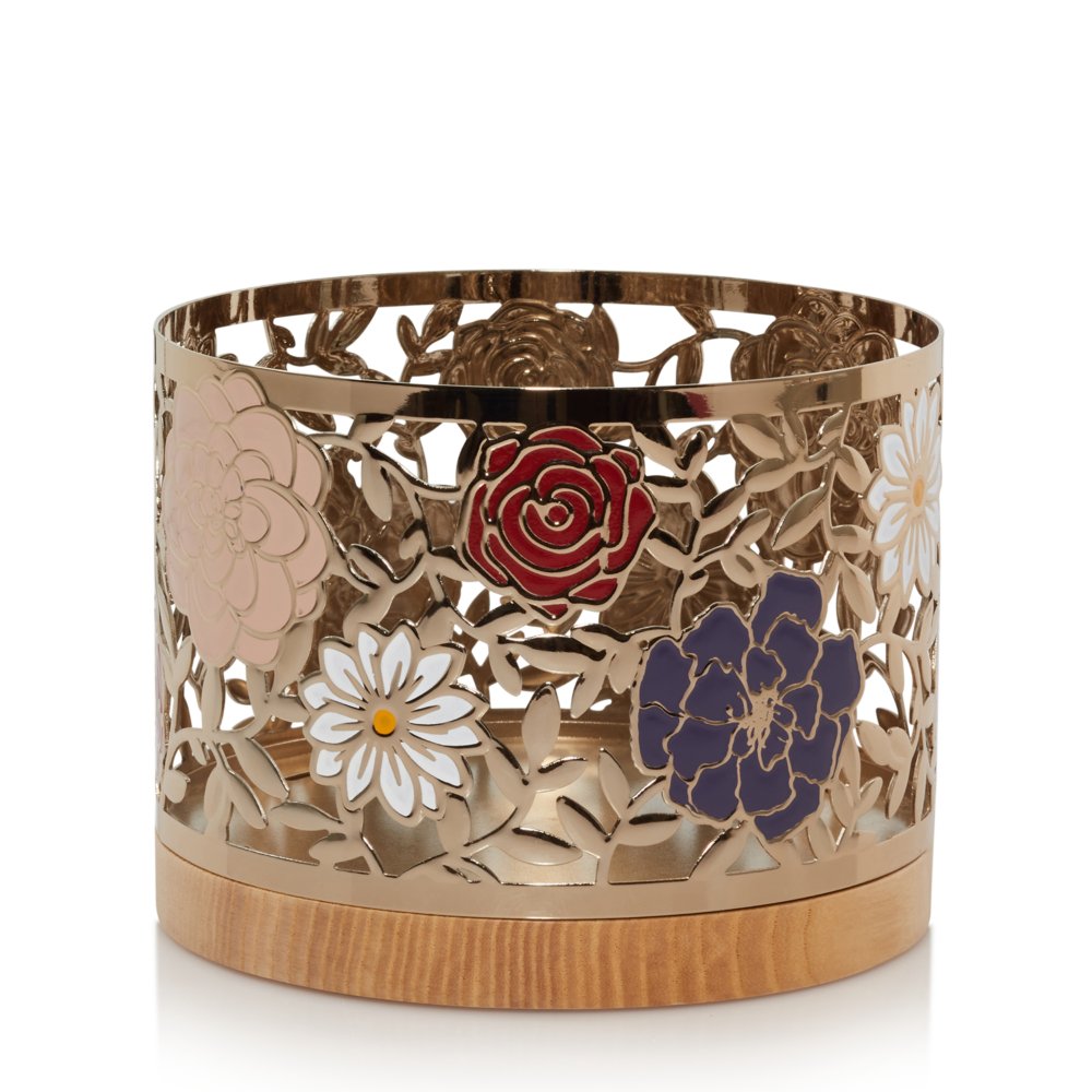 Daydream Florals 3Wick Jar Candle Holder 3Wick Candle Holders