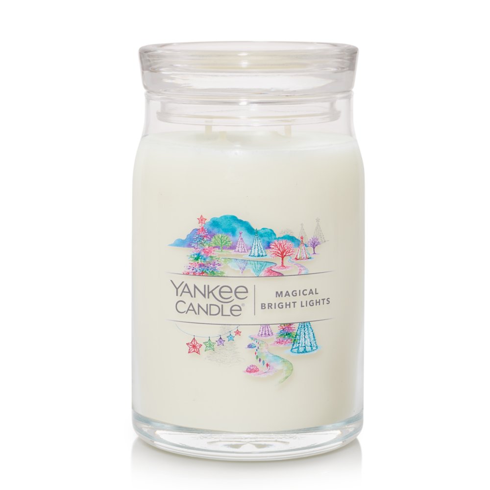 Magical Bright Lights Signature Large Jar Candle - Signature Large Jar Candles | Yankee Candle