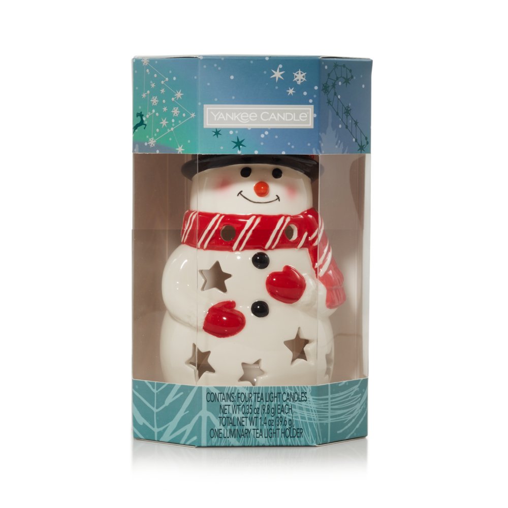 Yankee Candle®️ Snowman Luminary Tea Light Candle Holder Yankee Candle
