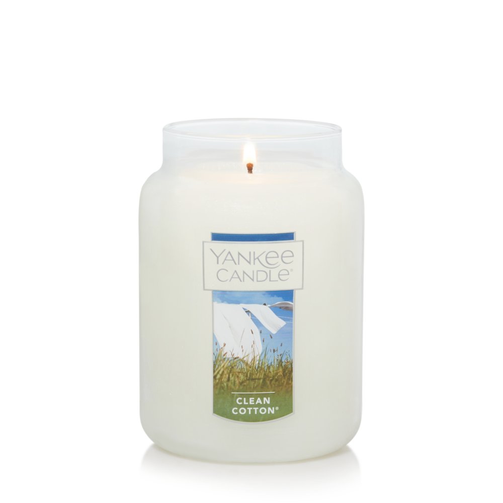 Yankee Candle Clean Cotton Scented Small Jar 3.6 oz