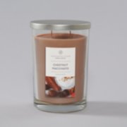 Chesapeake Bay Candle Chestnut Macchiato with lid on