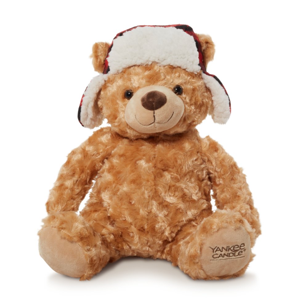 Chesapeake Bay Bear Buddies Teddy Bear 9oz Candle Unscented Decorative, Size: 4.5, Red