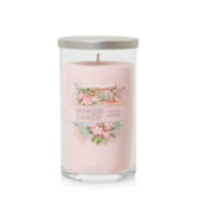 desert blooms pillar candle with lid