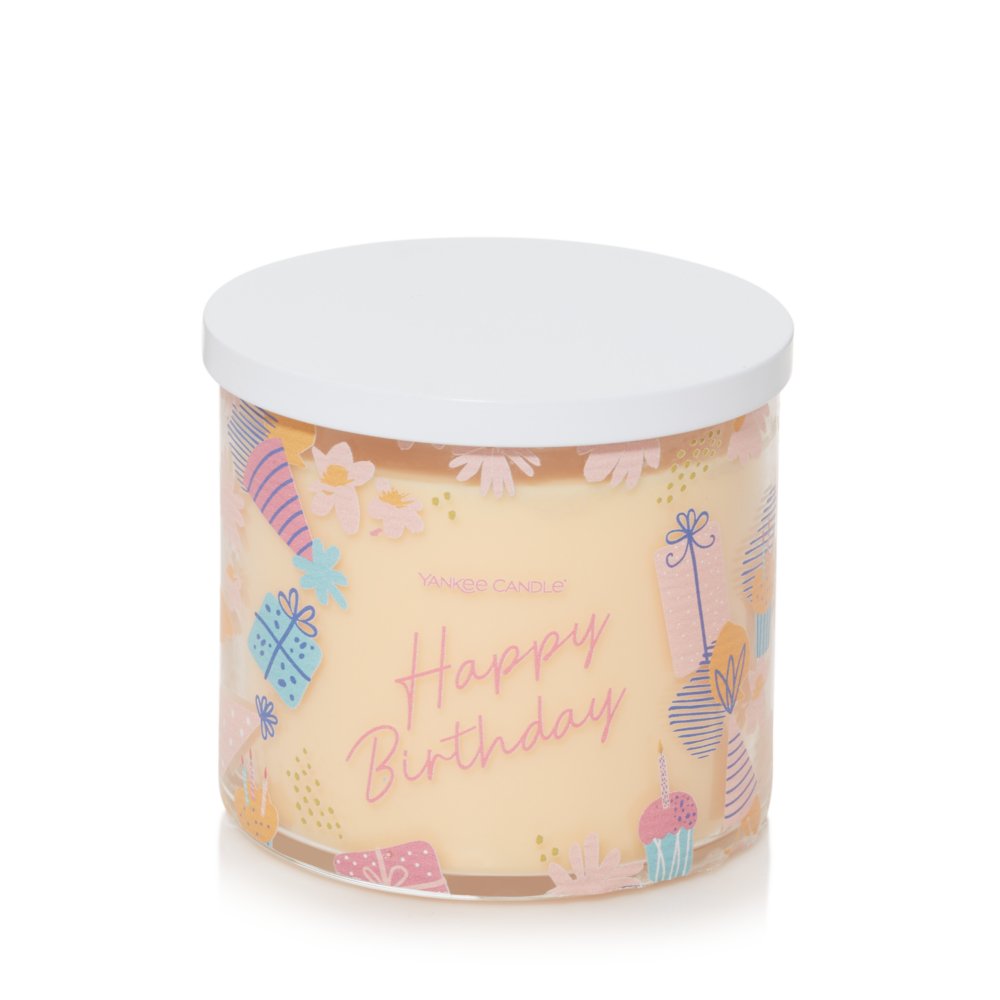 Vanilla Cupcake Happy Birthday Yankee Candle