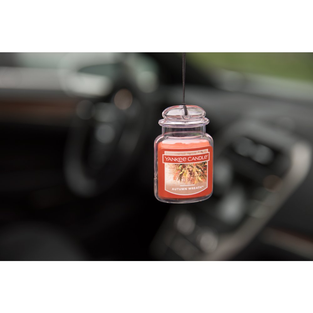 Yankee Candle AUTUMN WREATH Car Jar Ultimate Auto Hanging Air Freshener