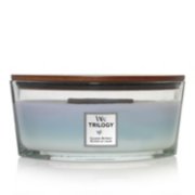 Calming Retreat Trilogy WoodWick® Medium Hourglass Trilogy Candle - Medium  Hourglass Trilogy Candles