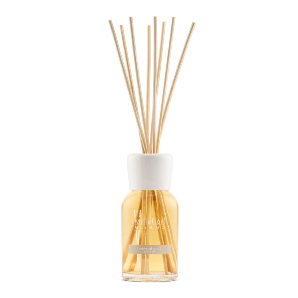Mineral Gold Milano Reed Diffuser 250ml Millefiori Milano Reed