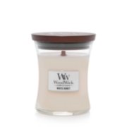 white honey medium hourglass candle