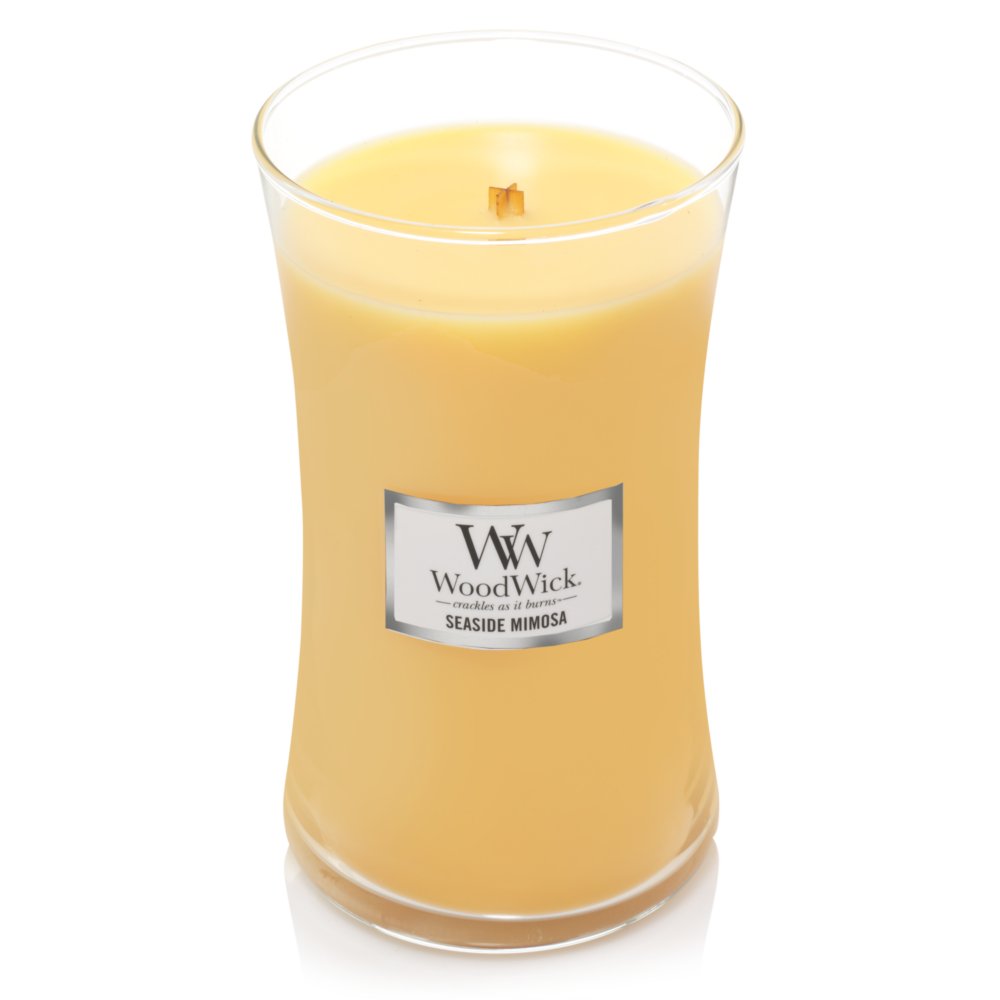Seaside Mimosa Large Hourglass Candles - Large Hourglass Candles