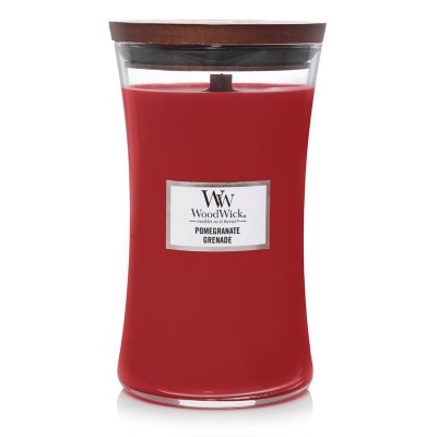 pomegranate large hourglass candle