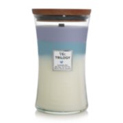 lavender spa sea salt and cotton white tea and jasmine trilogy large jar candle