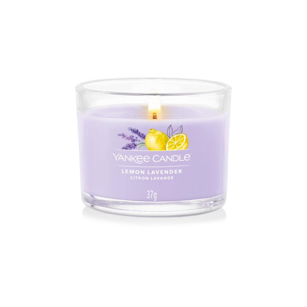 Lemon Lavender Mini candela Yankee Candle® - Candele votive in vetro  singole