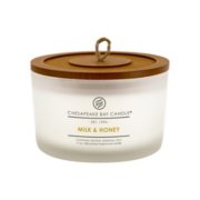 heritage collection milk and honey 3 wick jar candle