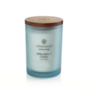 chesapeake bay candle mind and body collection reflection and clarity sea salt sage medium jar candle