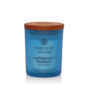 chesapeake bay candle mind and body collection confidence and freedom oak moss amber small jar candle