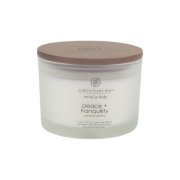 peace tranquility cashmere jasmine 3 wick coffee table jar candle