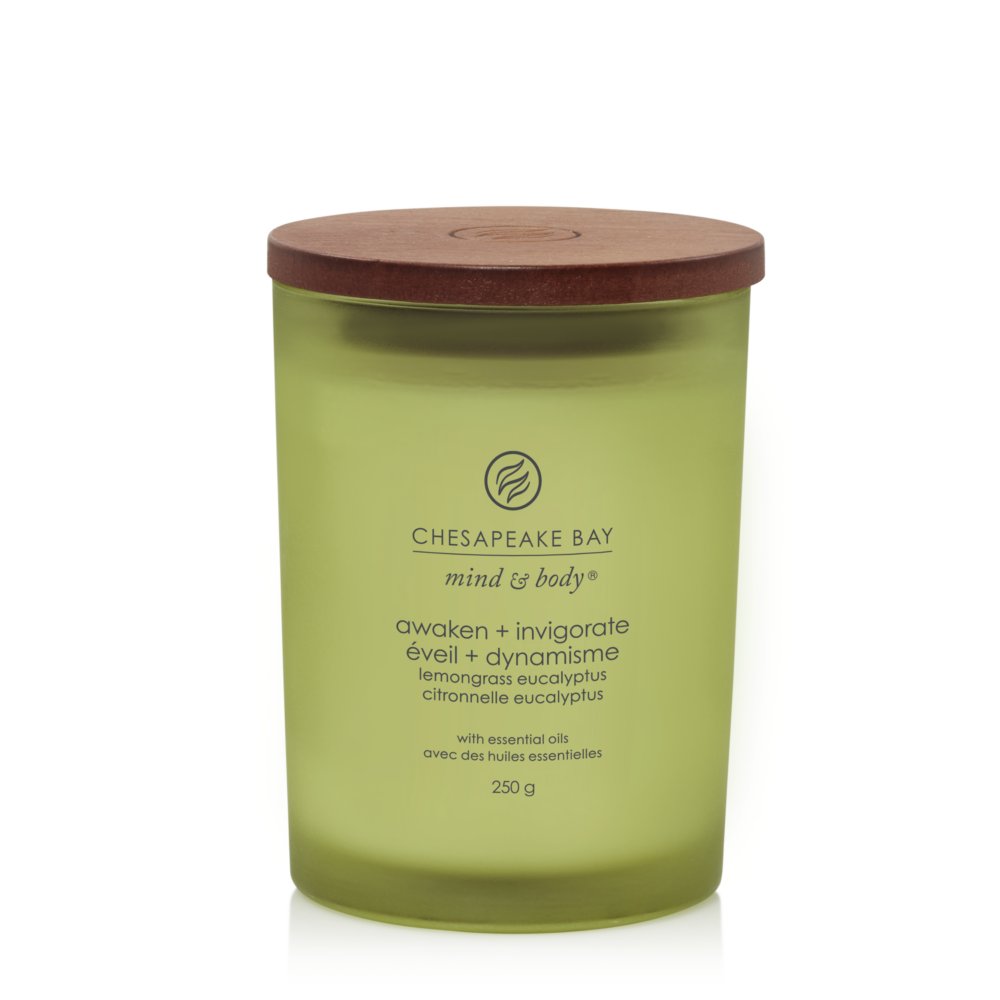 Awaken & Invigorate (Lemongrass Eucalyptus) Medium Candle Medium