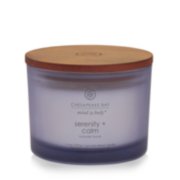 serenity calm lavender thyme 3 wick coffee table jar candle