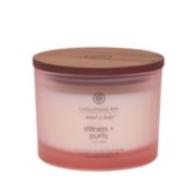 stillness purity rose water 3 wick coffee table jar candle