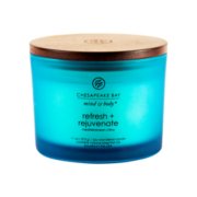 refresh rejuvenate 3 wick coffee table jar candle