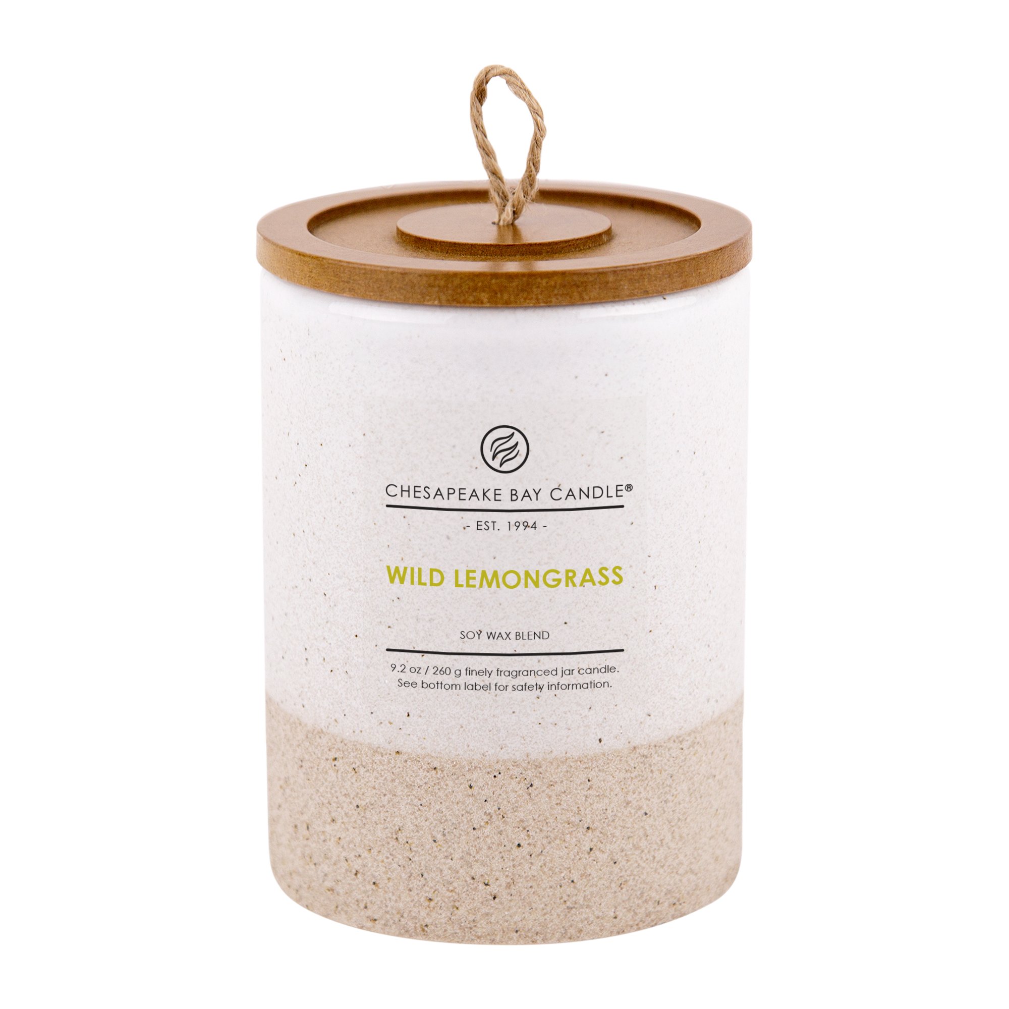 Wild Lemongrass Chesapeake Bay Candle® Heritage Collection Ceramic Jar ...