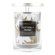 cotton musk aromascape collection large jar candle