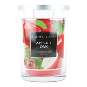 apple oak aromascape collection large jar candle