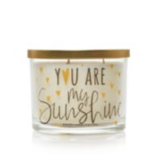 you are my sunshine 3 wick jar candle