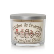 coffee and friends the perfect blend roasted hazelnut latte chesapeake bay candle 3 wick candles