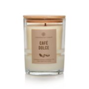 cafe dolce half frosted jar candle