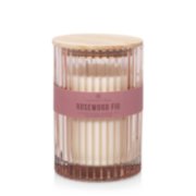 rosewood fig minimalist collection large ribbed jar candle