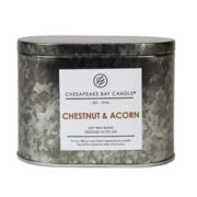 chesapeake bay chestnut and acorn two wick tin candle