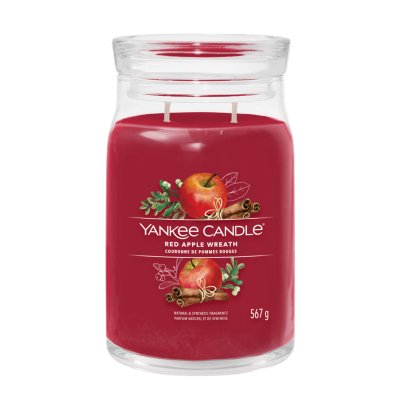 Couronne de pommes rouges