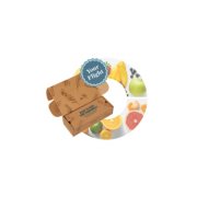 fragrance flight wheel with fruity and citrus imagery