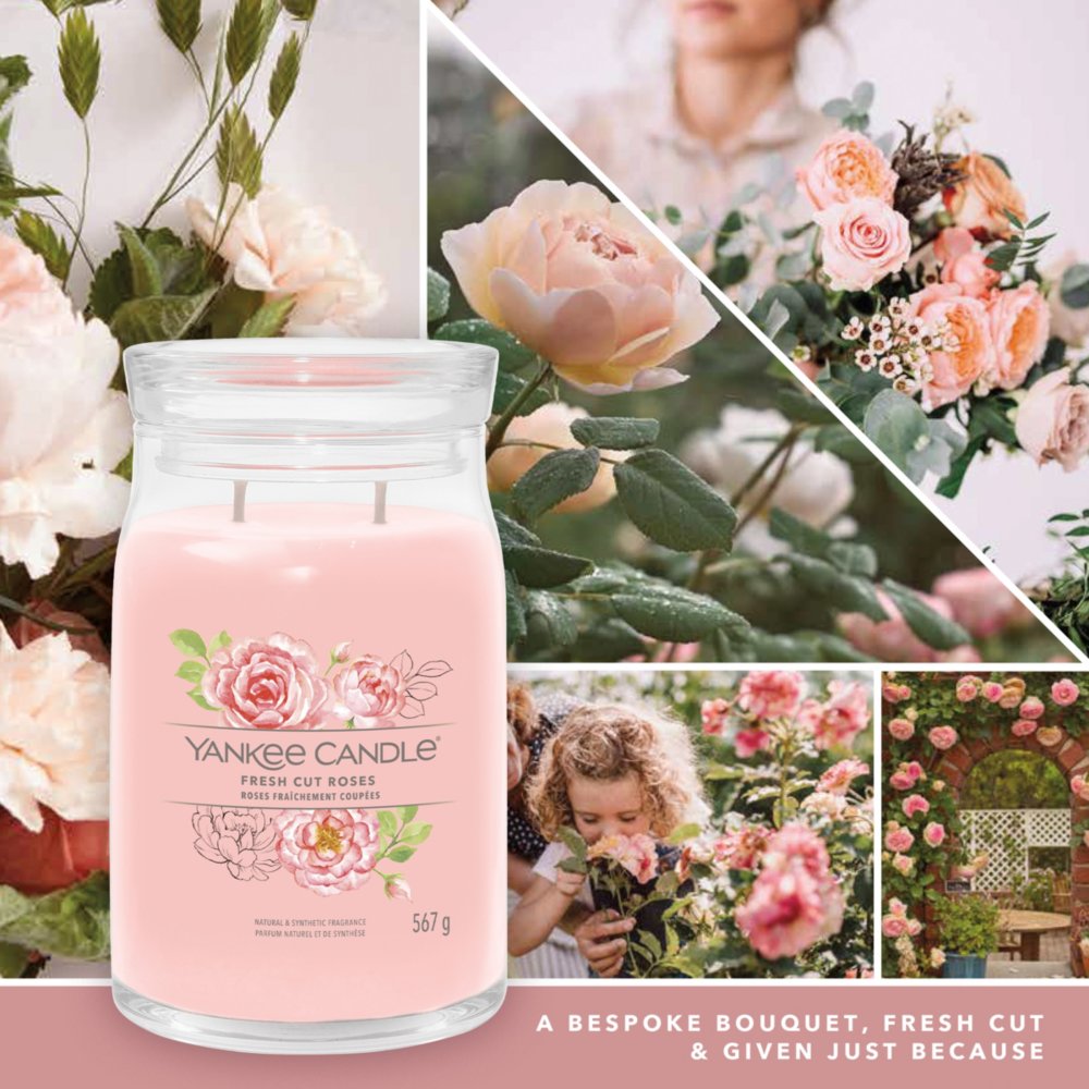 Giara Grande Fresh Cut Roses Yankee Candle – Mondo Verde Garden
