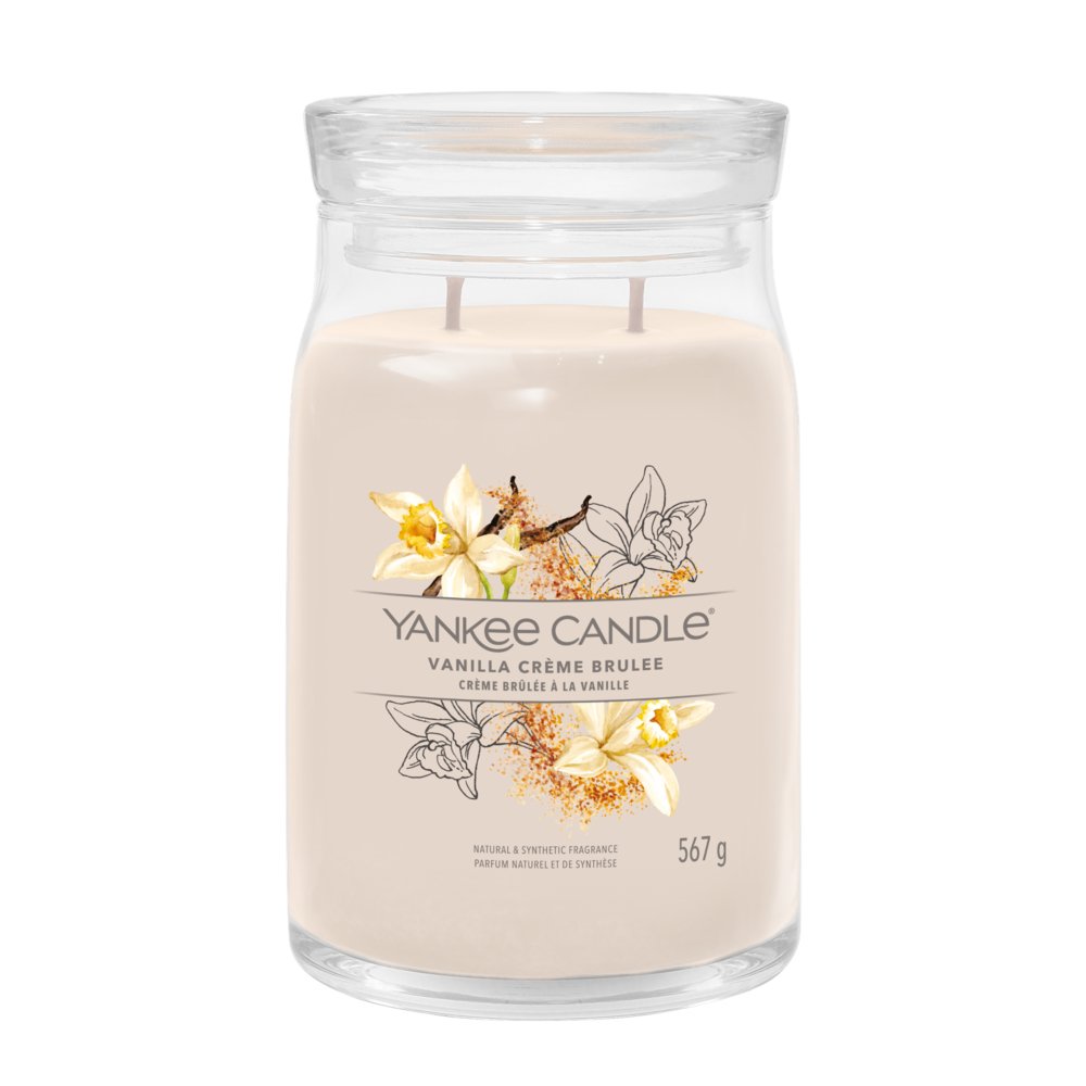 Vanilla Crème Brûlée Signature Large Jar Candle - Signature Large