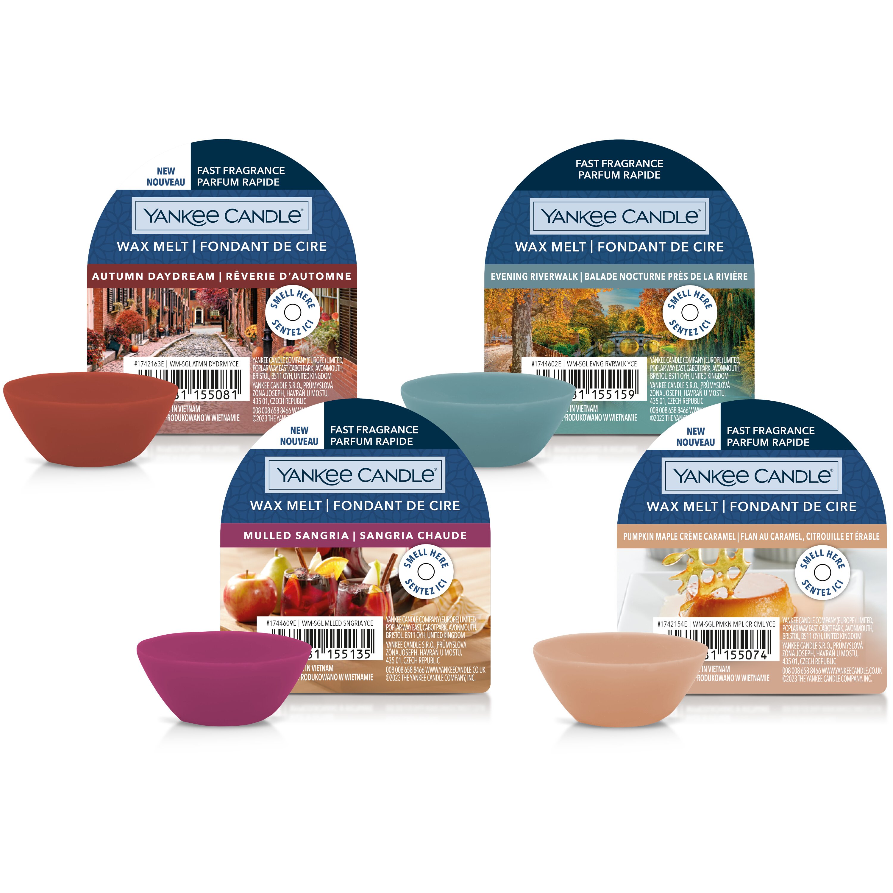 Set de 4 fondants parfumés - Automne