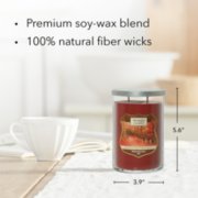 woodland road trip large two-wick tumbler candle with product information image number 3