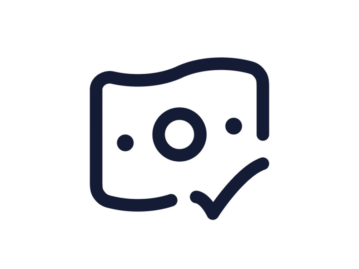 Dollar and Checkmark icon