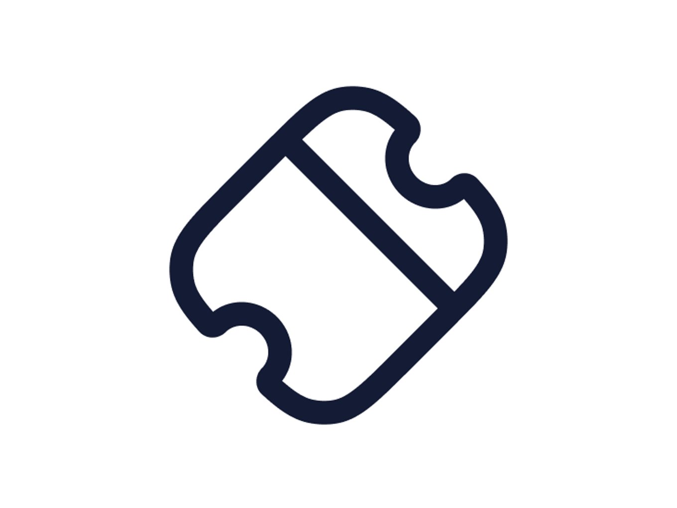 ticket stub icon