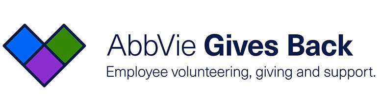 abbvie gives back logo