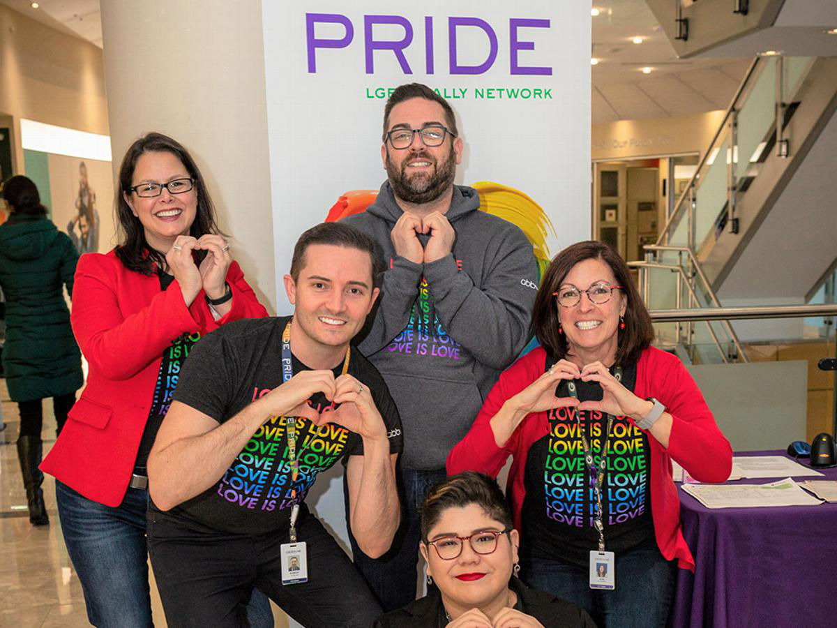 Proud members of our PRIDE ERG spread education, awareness and love at an internal networking event.