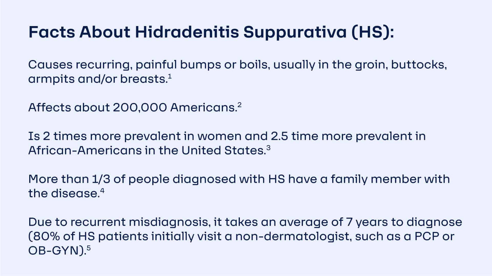 Shedding light upon a misunderstood skin condition Hidradenitis