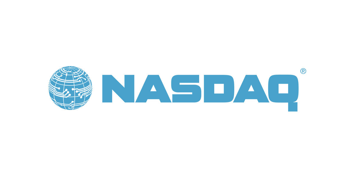 1992 NASDAQ logo with globe graphic