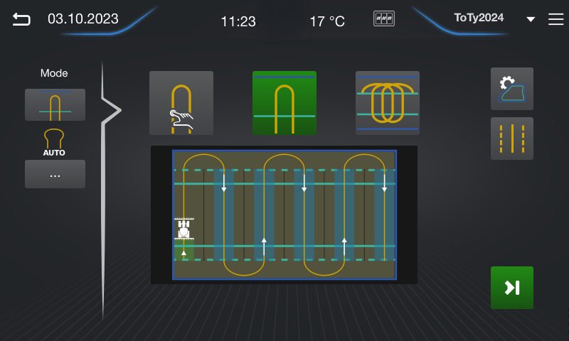 Smartturn menu U turn selected.png