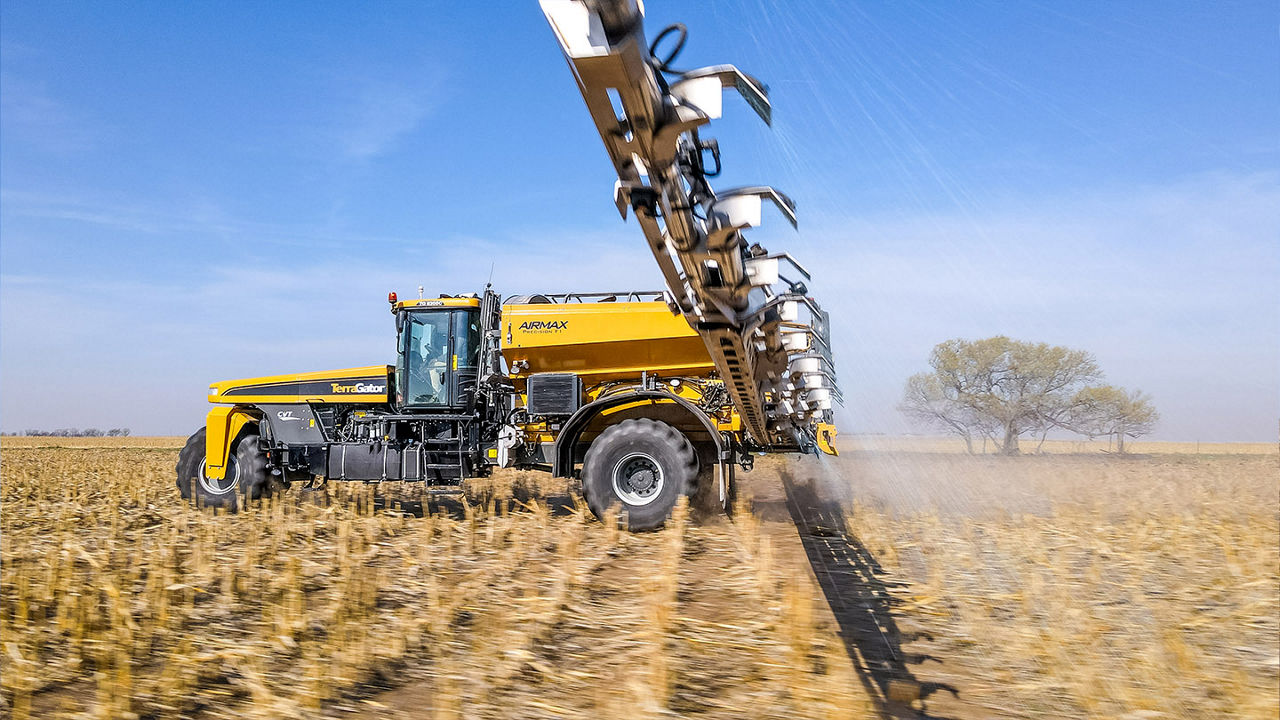 TG8300C applicator in field