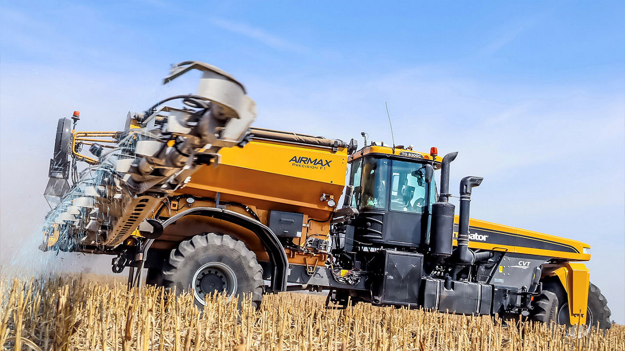TG8300C applicator in field