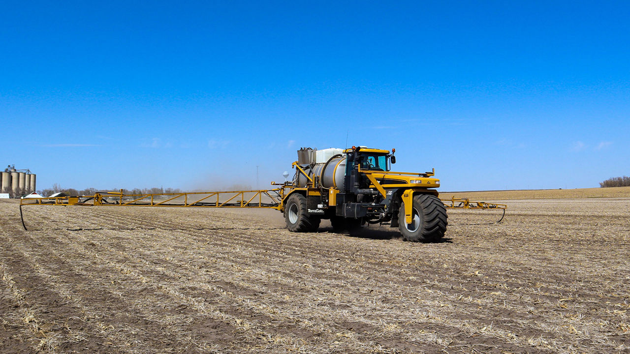 TerraGator liquid applicator in the field