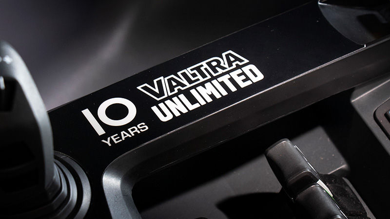 Valtra Unlimited 10 Years full edition siderail sticker